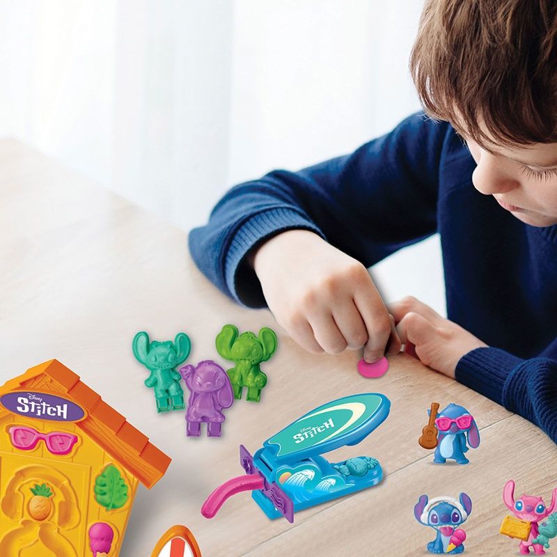 Cra-Z-Art Softee Dough Stitch - Σετ Μαλακής Πλαστελίνης με Καλούπια Για Φιγούρες Stitch Lexibook CRDOUGH50D
