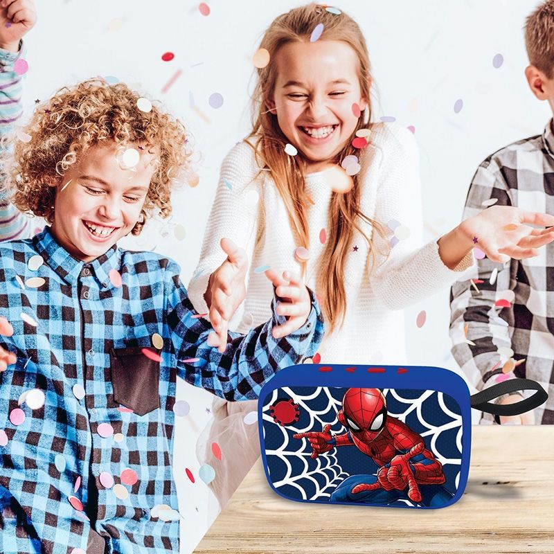 Παιδικό Φορητό Ηχείο Spider-Man Bluetooth Lexibook | TWS, USB-C, Μπαταρία 4 ωρών BT018SP