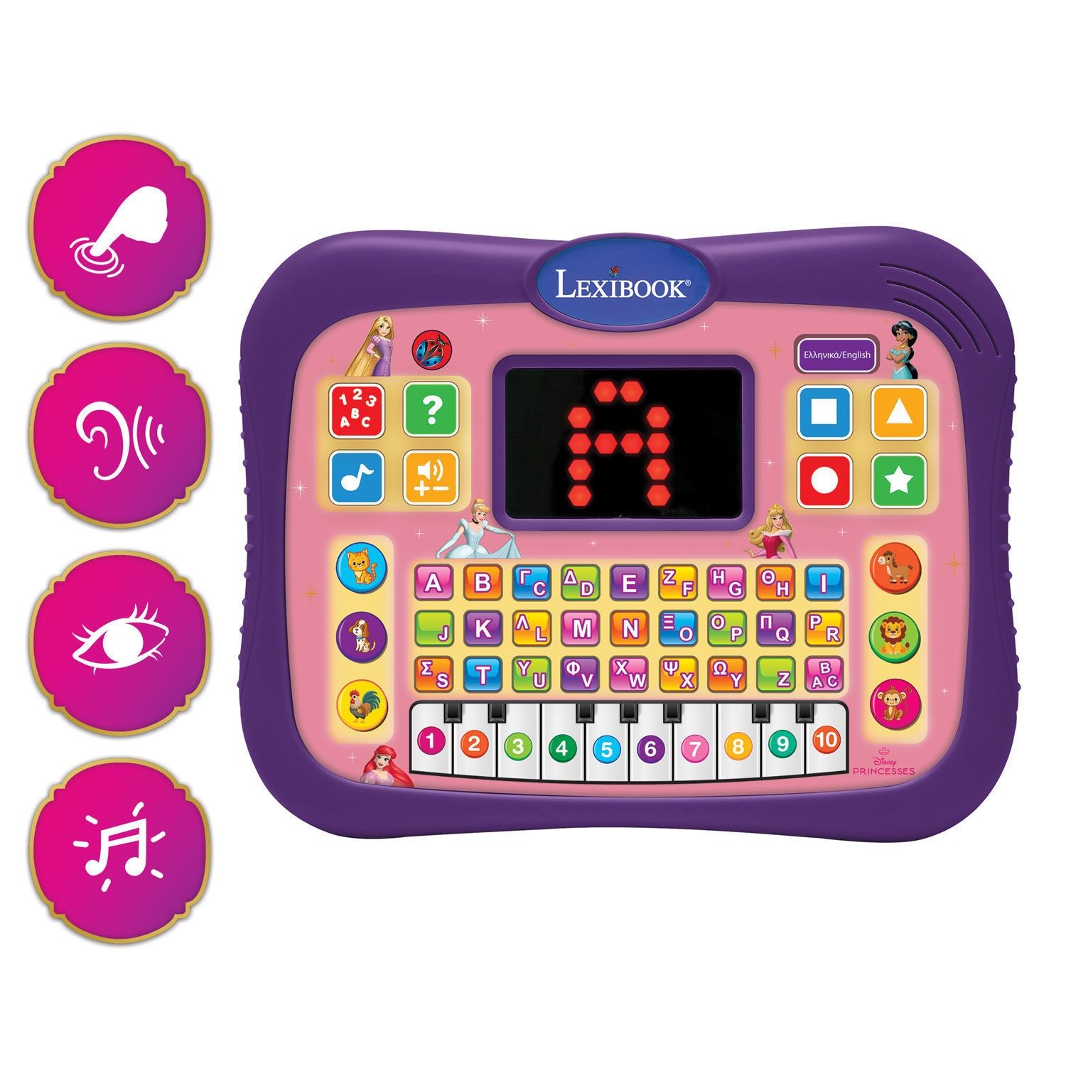 Εκπαιδευτικό Δίγλωσσο Tablet Disney Princess 3+ Ετών Lexibook JCPAD007DPi8