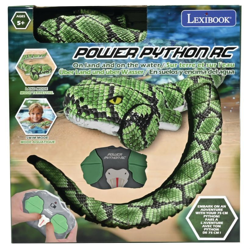 Τηλεκατευθυνόμενος Αμφίβιος Πύθωνας Lexibook Power Python RC για Στεριά & Νερό