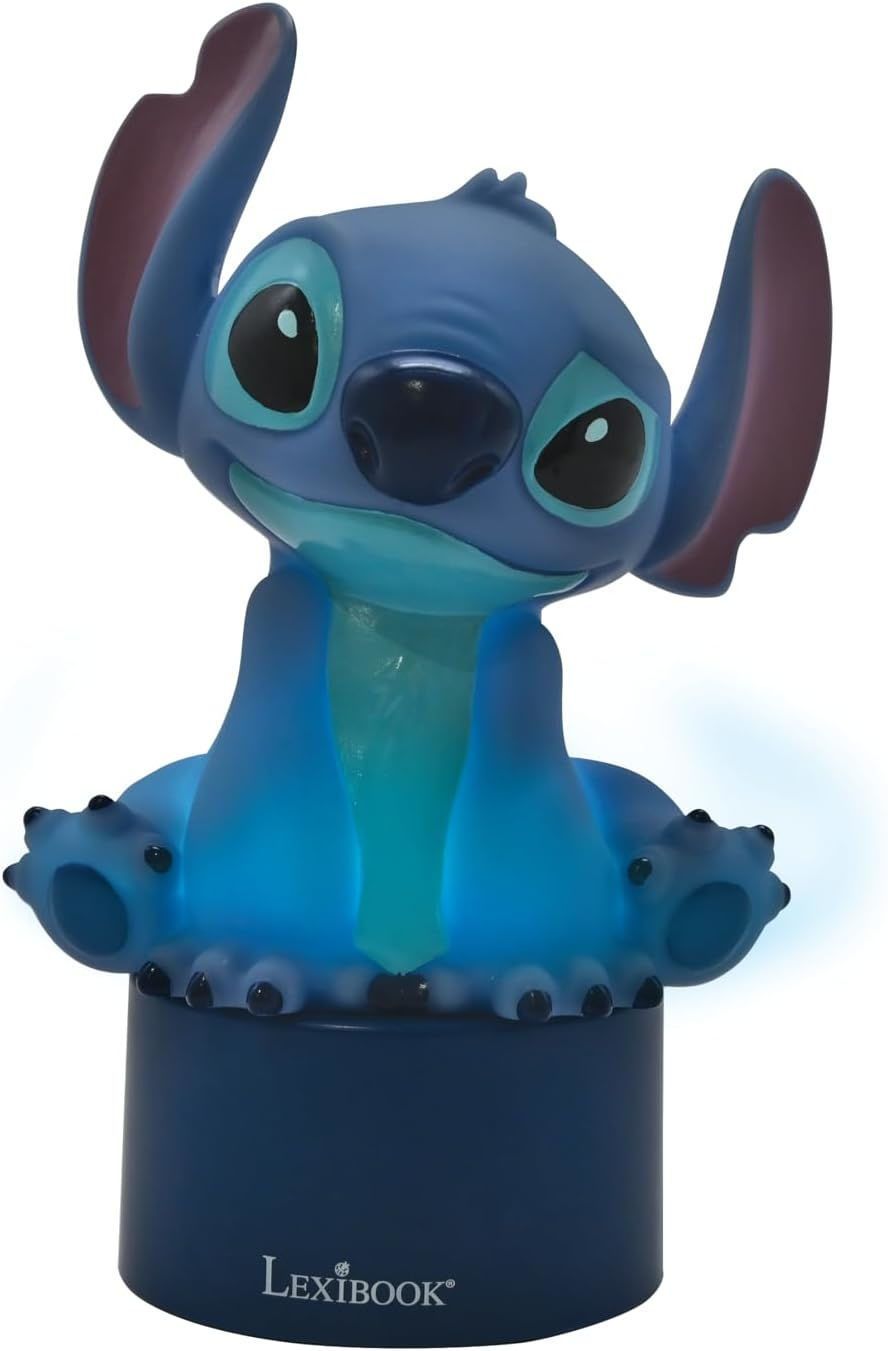 Νυχτερινό Φωτάκι Led Disney Stitch Night Light με Ηχείο & Αλλαγή Χρώματος Lexibook NS01D
