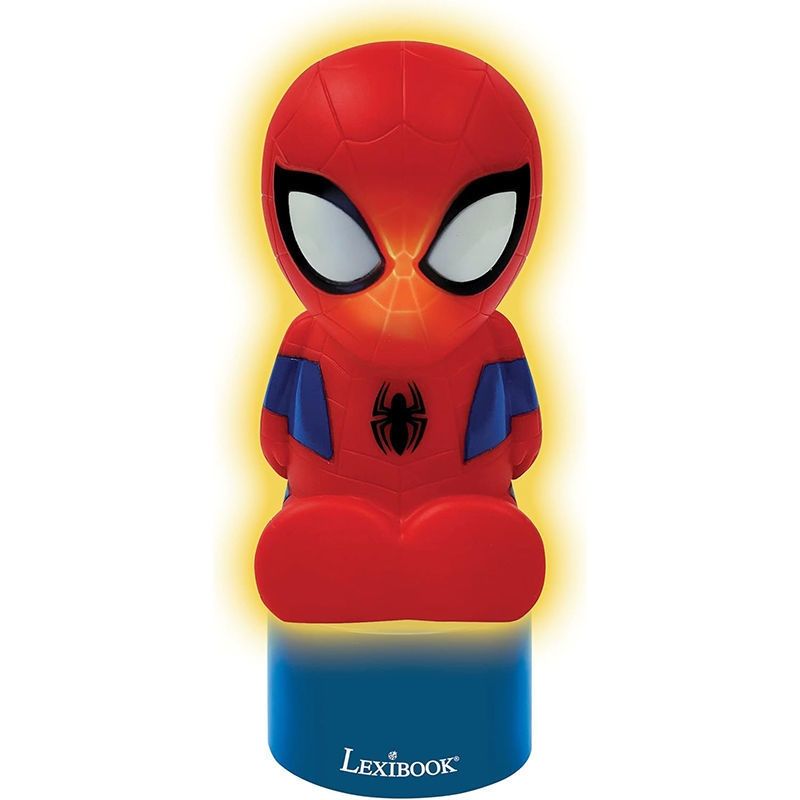 Παιδικό Φωτάκι Νυκτός Spiderman με Ηχείο & Αλλαγή Χρωμάτων - Lexibook NS01SP