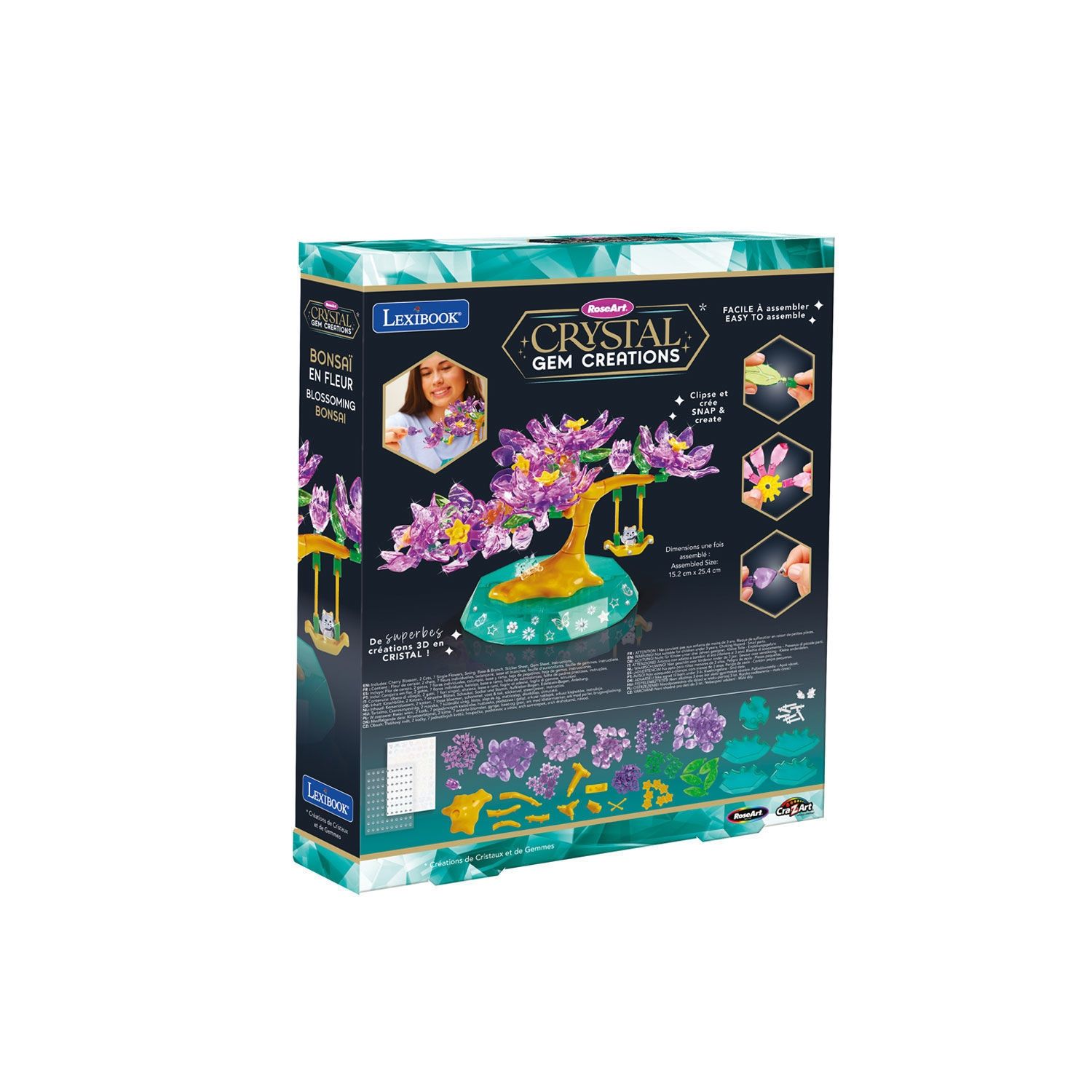 Crystal Gem Blossoming Bonsai - DIY Κρυστάλλινο Δέντρο με Άνθη Κερασιάς - 8+ Ετών Lexibook CRSS58