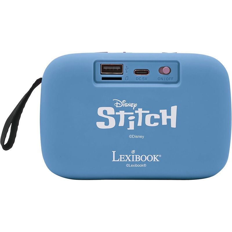 Παιδικό Φορητό Ηχείο Stitch Bluetooth Lexibook | TWS, USB-C, Μπαταρία 4 ωρών BT018D