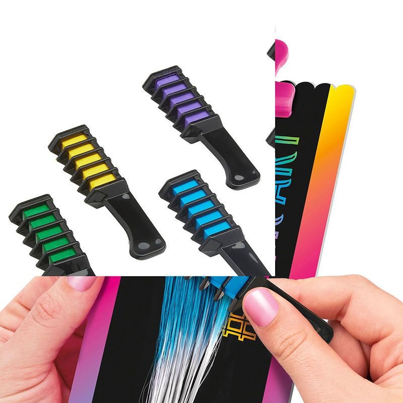 Cra-Z-Art My Look Deluxe Color FX Hair Extensions Studio - Σετ Βαφής & Διακόσμησης Μαλλιών με Glitter (8+ Ετών) Lexibook CRSS11