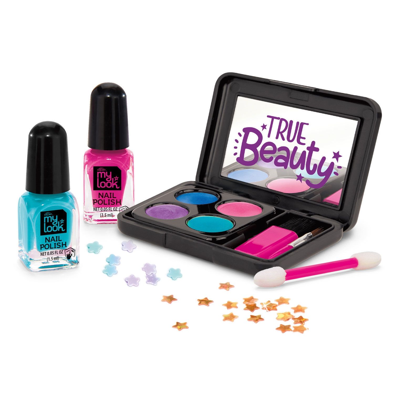 Glam and Go Beauty Caddy - Βαλιτσάκι Μακιγιάζ με Σκιές, Λιπ Gloss & Nail Art - 8+ Ετών Lexibook CRSS24