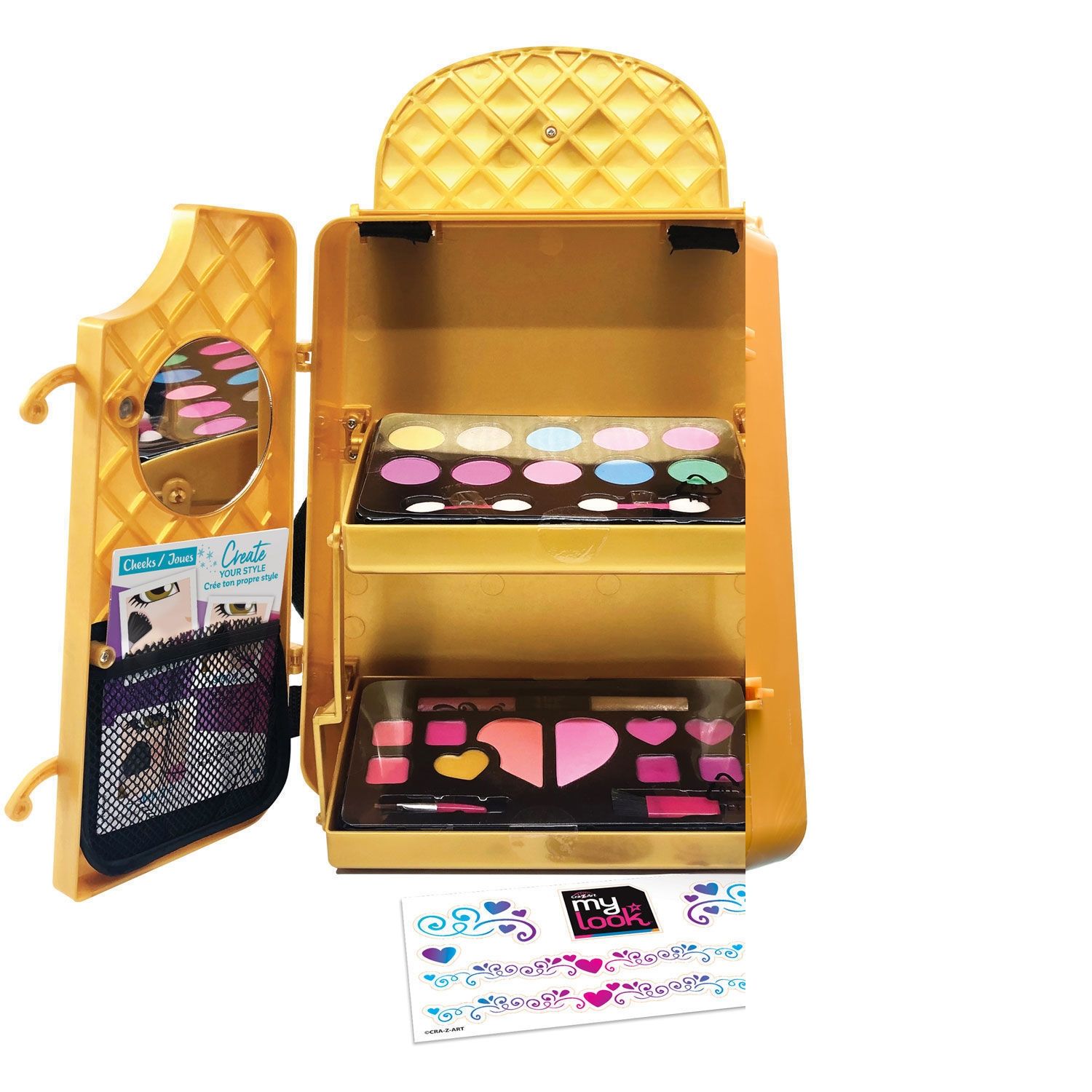 Cra-Z-Art My Look Beauty Makeup Backpack - Σακίδιο Μακιγιάζ με 20+ Προϊόντα & Καθρέφτες (8+ Ετών) Lexibook CRSS25