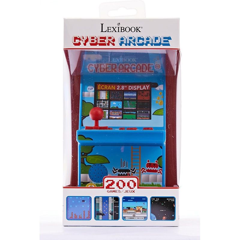 Cyber Arcade Lexibook - Μίνι Κονσόλα με 200 Παιχνίδια και Οθόνη 2.8" - 3+ Ετών