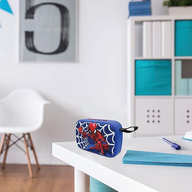 Παιδικό Φορητό Ηχείο Spider-Man Bluetooth Lexibook | TWS, USB-C, Μπαταρία 4 ωρών BT018SP