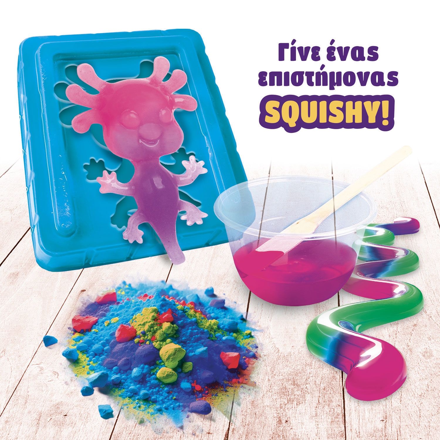 Slumi Science Pocket Squish Axolotl