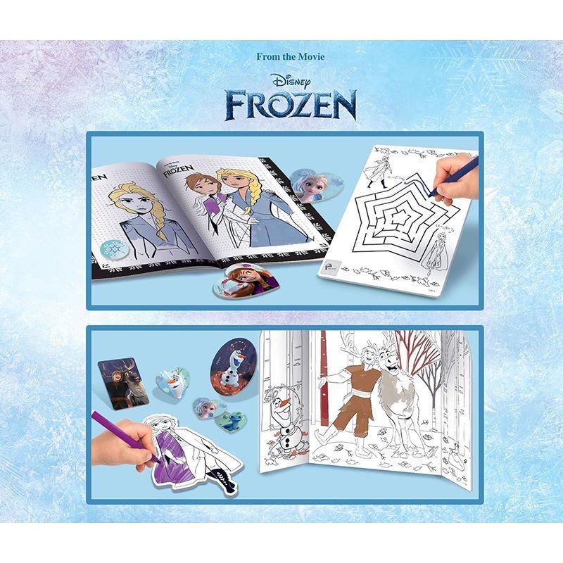 Σακίδιο Frozen Σχεδιάζω & Χρωματίζω Lisciani | Δημιουργικό Σετ με Άννα & Έλσα για Παιδιά 4+